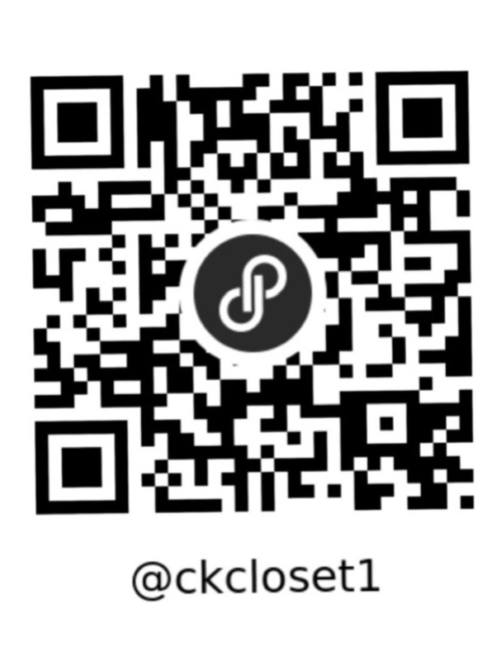 Bookmark My Closet QR Code!